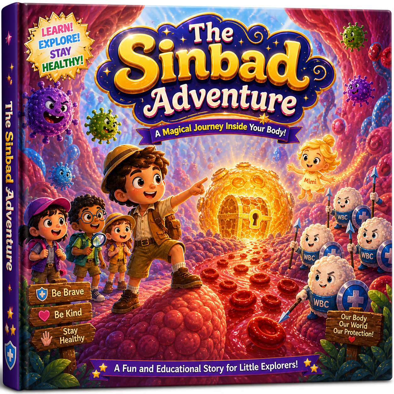 Human Body Adventure Bundle for Kids | 4 Stories, Learning Activities & Printable Certificate (Digital Download)